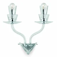 Wall lamp modern Preciosa Humprecht N2 Ni