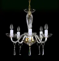 Clear Glass Chandelier L147CE