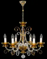 Glass chandelier EL414600 topas