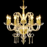 Clear Glass Chandelier AL059