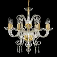Clear Glass Chandelier AL059