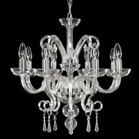 Clear Glass Chandelier AL059