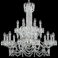 Chandelier - metal arms AL085