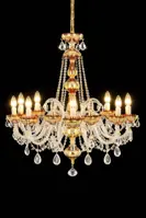 Chandelier crystal - painted AL106