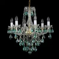 Chandelier with color trimmings L098CE 5005