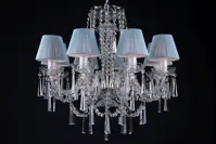 Chandelier crystal LLCH08S CRYSTAL-GREY
