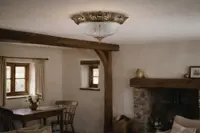 Brass chandelier AL166