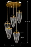 Pendant Lighting Crystal L10027CLN