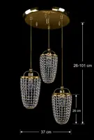 Pendant Lighting Crystal L472CLN