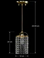 Pendant Lighting Crystal L480CLN