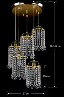Pendant Lighting Crystal L486CLN