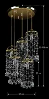 Pendant Lighting Crystal LB071CLN