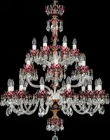 Crystal chandelier ruby EL6002417