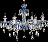 Crystal chandelier blue EL601613
