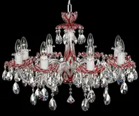 Crystal chandelier ruby EL601817