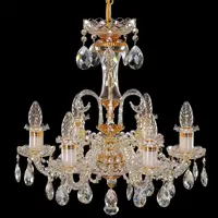 Cut glass crystal chandelier EL630695
