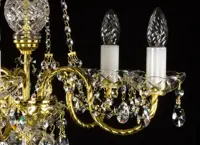 Chandelier with metal arms L181CE