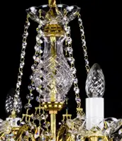 Chandelier with metal arms L182CE