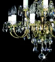 Chandelier with metal arms L183CE