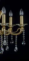 Brass chandeliers with trimmings AL248