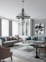 Chandelier crystal black ATCH06A Chandelier crystal black ATCH06A