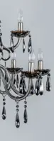 Chandelier crystal black ATCH8+4A