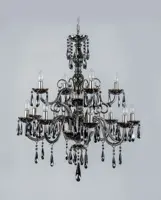 Chandelier crystal black ATCH8+4A