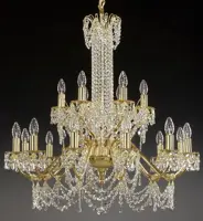 Chandelier - metal arms AL085