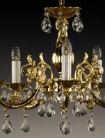 Chandelier cast brass AL092