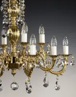 Chandelier cast brass AL093