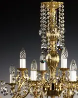 Chandelier cast brass AL093