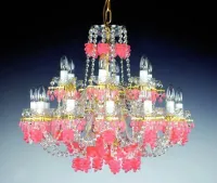 Chandelier with wine trimmings AL134K