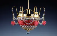 Chandelier with wine trimmings AL136