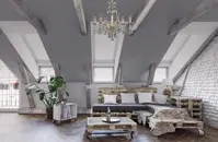 Chandelier - metal arms AL154