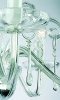 Clear Glass Chandelier Amadeus 8 Ni