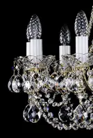 Chandelier with metal arms L187CLN