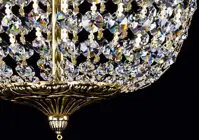 Chandelier with trimmings L378CLN