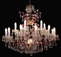 Chandelier Maria Theresa BXL10920Z219Red Chandelier Maria Theresa BXL10920Z219Red