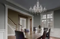 Cut glass crystal chandelier EL601919NH