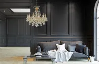 Living Room  Cut Glass Crystal Chandelier EL6301295