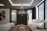 Cut glass crystal chandelier EL673619