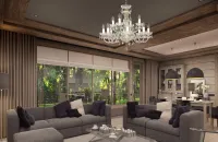 Living Room  Cut Glass Crystal Chandelier  EL6841202