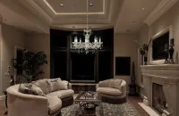 Cut glass crystal chandelier EL686802