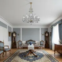 Cut glass crystal chandelier L018CLN