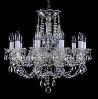 Cut glass crystal chandelier  L023CE - silver