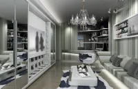 Living Room  Cut Glass Crystal Chandelier L028CE 