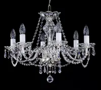 Cut glass crystal chandelier  L030CE - silver 