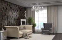 Living Room  Cut Glass Crystal Chandelier L032CE 