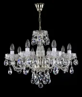 Cut Glass Crystal Chandelier L037CE - silver
