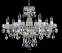 Cut Glass Crystal Chandelier L037CE  - silver